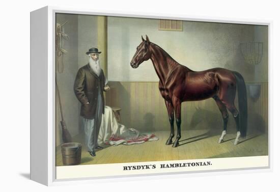 Rysdyk's Hambletonian-Currier & Ives-Framed Stretched Canvas