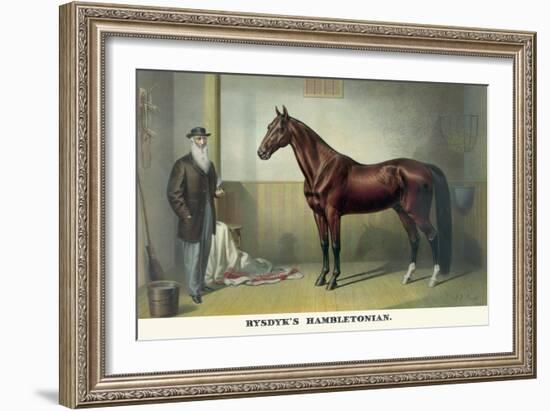 Rysdyk's Hambletonian-Currier & Ives-Framed Art Print