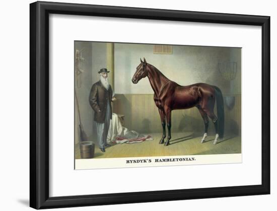 Rysdyk's Hambletonian-Currier & Ives-Framed Art Print