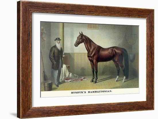 Rysdyk's Hambletonian-Currier & Ives-Framed Art Print