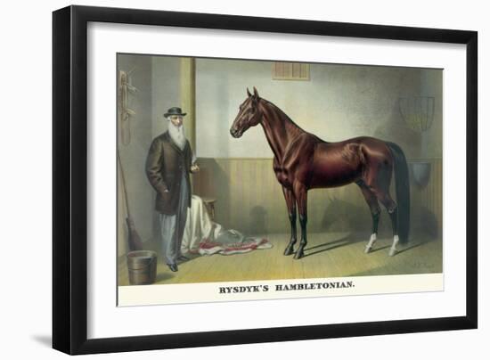 Rysdyk's Hambletonian-Currier & Ives-Framed Art Print