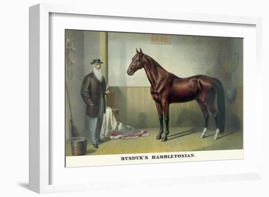 Rysdyk's Hambletonian-Currier & Ives-Framed Art Print