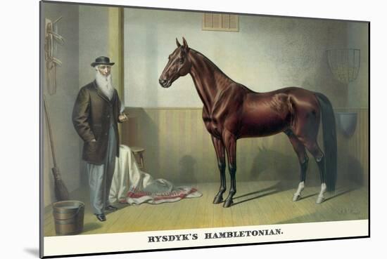 Rysdyk's Hambletonian-Currier & Ives-Mounted Art Print