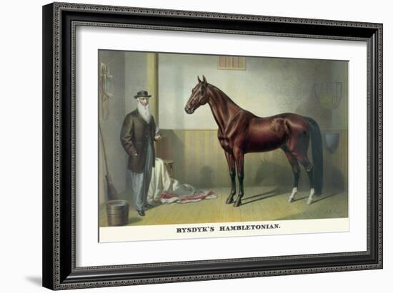 Rysdyk's Hambletonian-Currier & Ives-Framed Art Print