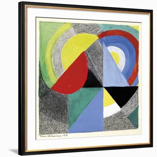 Rythme Coloré, 1959-Sonia Delaunay-Framed Giclee Print