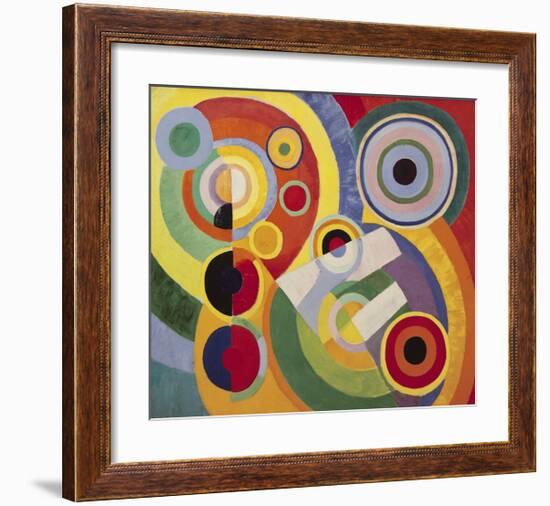 Rythme, Joie de Vivre, 1930-Robert Delaunay-Framed Premium Giclee Print