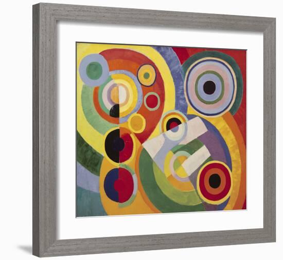 Rythme, Joie de Vivre, 1930-Robert Delaunay-Framed Premium Giclee Print