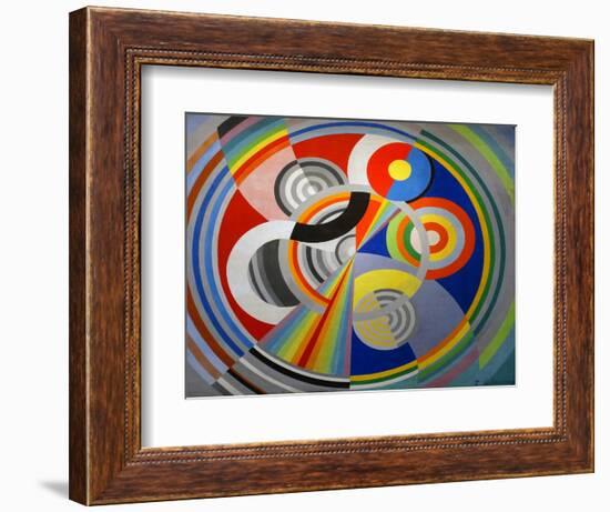 Rythme No 1, Decoration for the Salon Des Tuileries, 1938 (Oil on Canvas)-Robert Delaunay-Framed Giclee Print