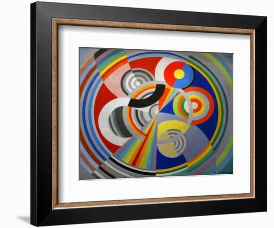 Rythme No 1, Decoration for the Salon Des Tuileries, 1938 (Oil on Canvas)-Robert Delaunay-Framed Giclee Print