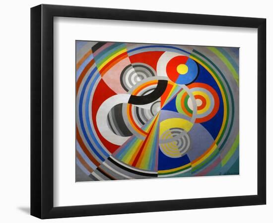 Rythme No 1, Decoration for the Salon Des Tuileries, 1938 (Oil on Canvas)-Robert Delaunay-Framed Giclee Print