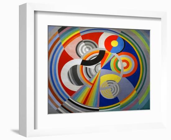 Rythme No 1, Decoration for the Salon Des Tuileries, 1938 (Oil on Canvas)-Robert Delaunay-Framed Giclee Print