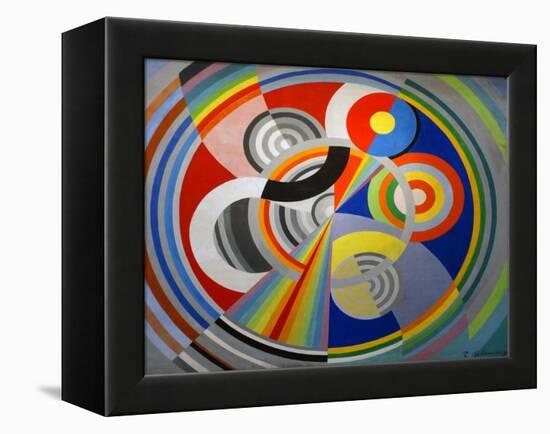 Rythme No 1, Decoration for the Salon Des Tuileries, 1938 (Oil on Canvas)-Robert Delaunay-Framed Premier Image Canvas