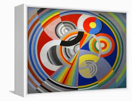 Rythme No 1, Decoration for the Salon Des Tuileries, 1938 (Oil on Canvas)-Robert Delaunay-Framed Premier Image Canvas