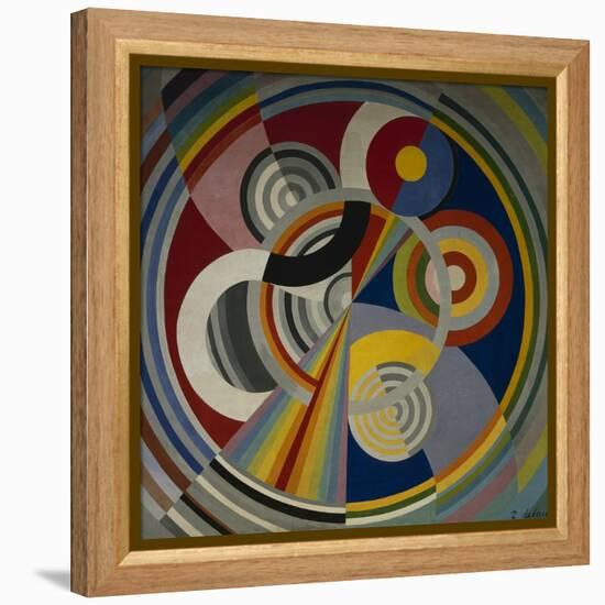 Rythme numéro 1-Robert Delaunay-Framed Premier Image Canvas