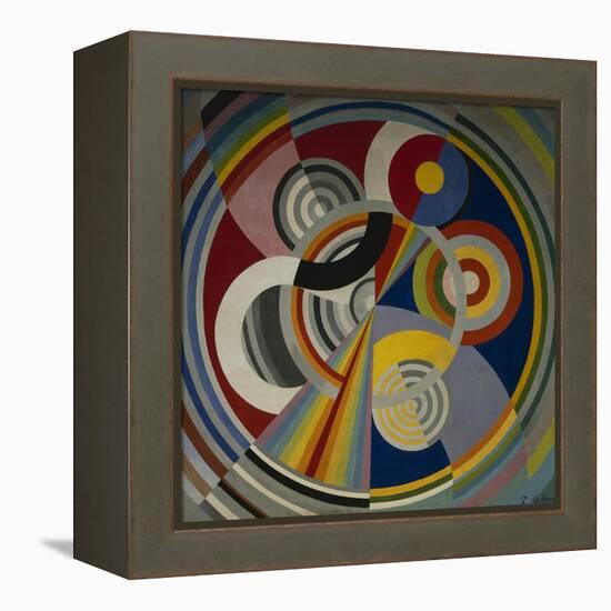 Rythme numéro 1-Robert Delaunay-Framed Premier Image Canvas