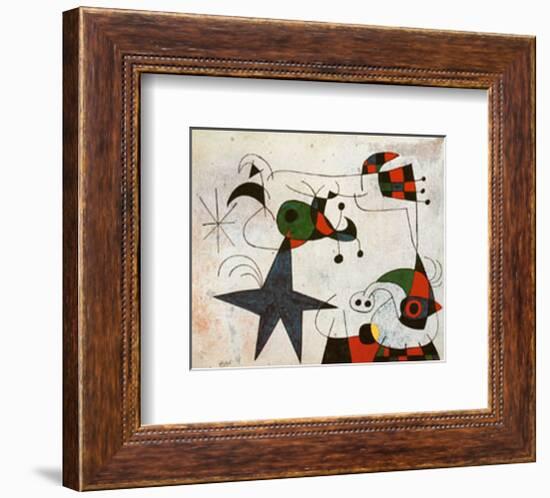 Rythme Passage du Serpent-Joan Miro-Framed Art Print