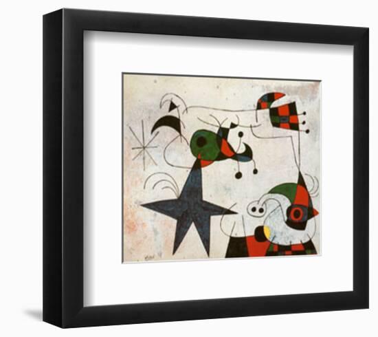 Rythme Passage du Serpent-Joan Miro-Framed Art Print