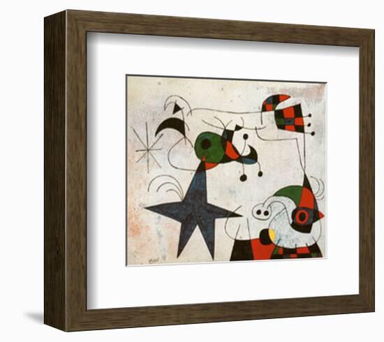 Rythme Passage du Serpent-Joan Miro-Framed Art Print