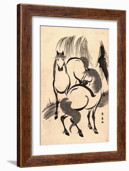 Ryuka No Uma-Katsukawa Shunsen-Framed Giclee Print