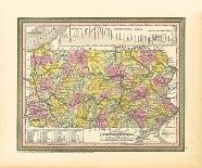 A New Map of South Carolina, 1850-S^A^ Mitchell-Premium Giclee Print