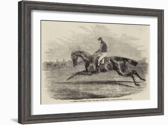 S a Nichol's Newminster, Winner of the Great St Leger Stakes, at Doncaster, 1851-null-Framed Giclee Print