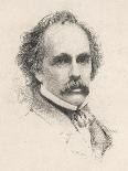 Nathaniel Hawthorne (Originally Hathorne) American Writer at the Age of 58-S.a. Scholl-Art Print