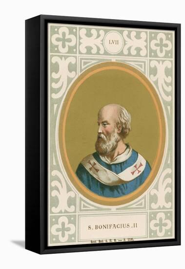 S Bonifacius II-European School-Framed Premier Image Canvas