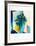 S - Bouquet Au Vase Bleu-Claude Gaveau-Framed Limited Edition