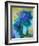 S - Bouquet Bleu-Claude Gaveau-Framed Limited Edition