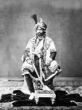 Ranbir Singh, Maharaja of Jammu and Kashmir and Suite, 1877-S. Bourne and C. Shepherd-Framed Premier Image Canvas
