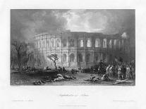 Amphitheatre at Nismes, France, 19th Century-S Bradshaw-Mounted Giclee Print