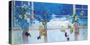Ocean Moonlight-S^ Burkett Kaiser-Stretched Canvas