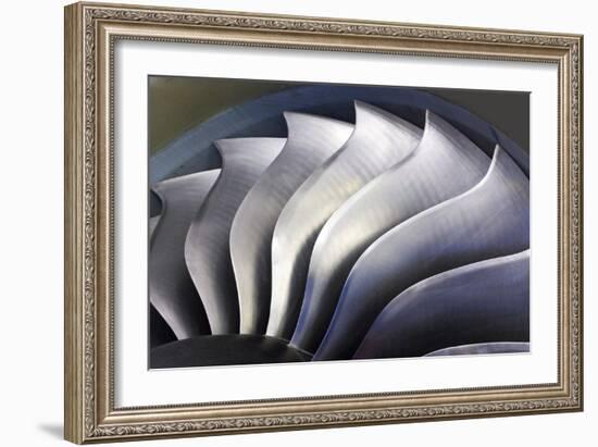 S-curve Fan Blades-Mark Williamson-Framed Photographic Print