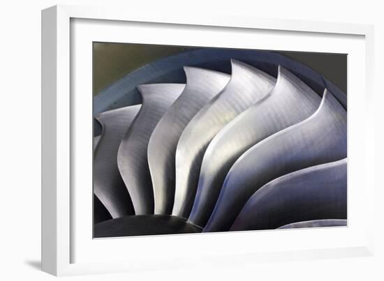 S-curve Fan Blades-Mark Williamson-Framed Photographic Print
