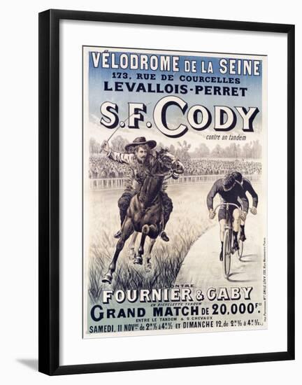 S.F. Cody vs. Fournier and Gaby-Unknown Unknown-Framed Giclee Print