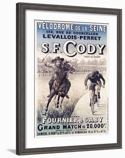 S.F. Cody vs. Fournier and Gaby-Unknown Unknown-Framed Giclee Print