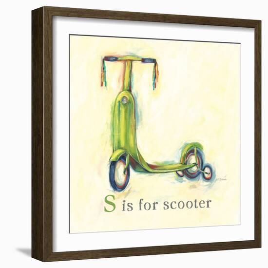 S is for Scooter-Catherine Richards-Framed Art Print