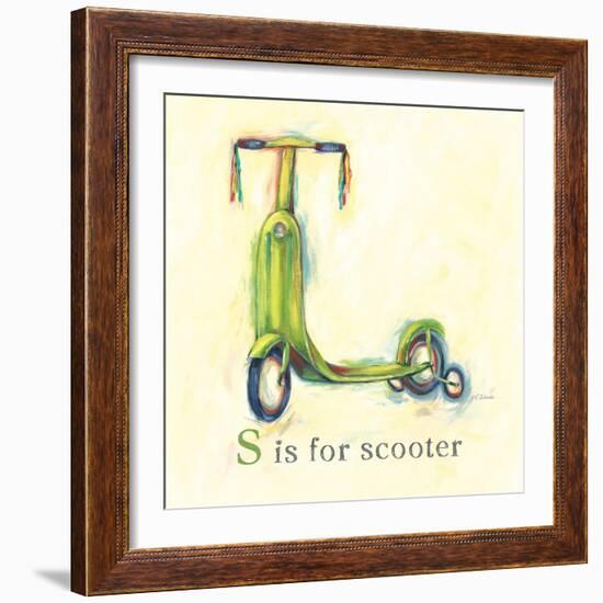 S is for Scooter-Catherine Richards-Framed Art Print