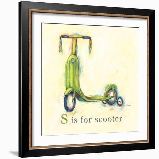 S is for Scooter-Catherine Richards-Framed Art Print