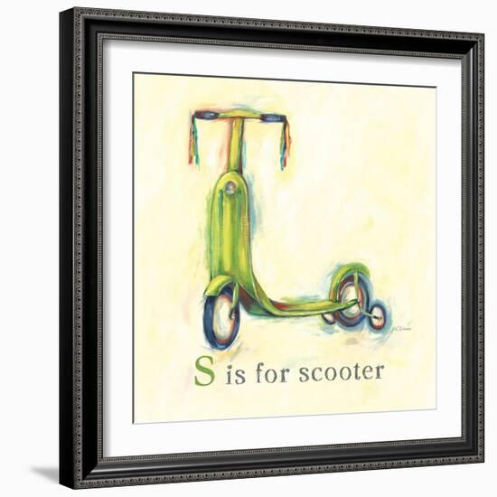 S is for Scooter-Catherine Richards-Framed Art Print