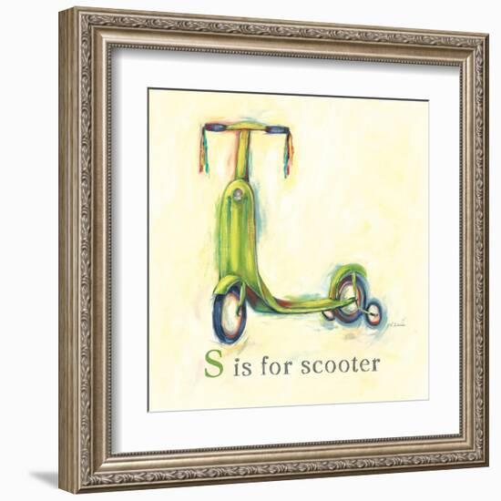 S is for Scooter-Catherine Richards-Framed Art Print