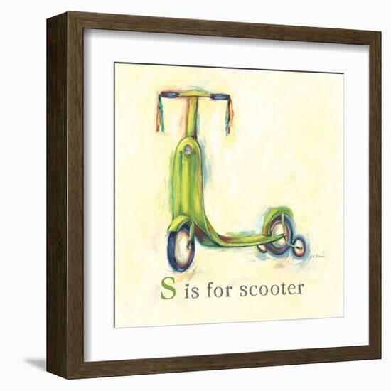 S is for Scooter-Catherine Richards-Framed Art Print