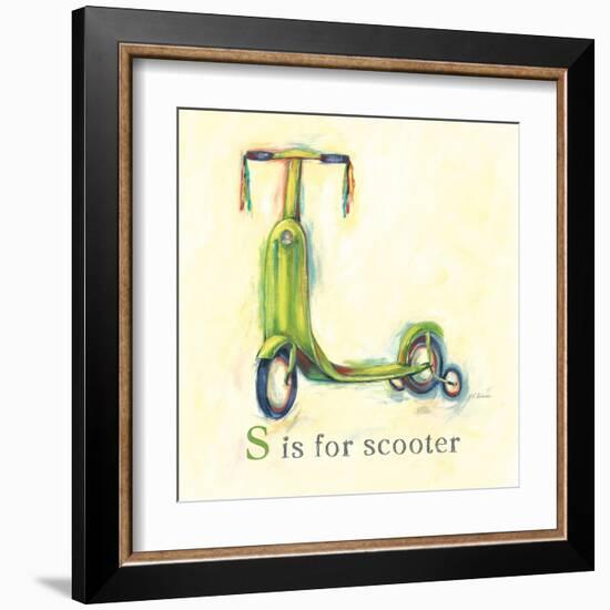 S is for Scooter-Catherine Richards-Framed Art Print