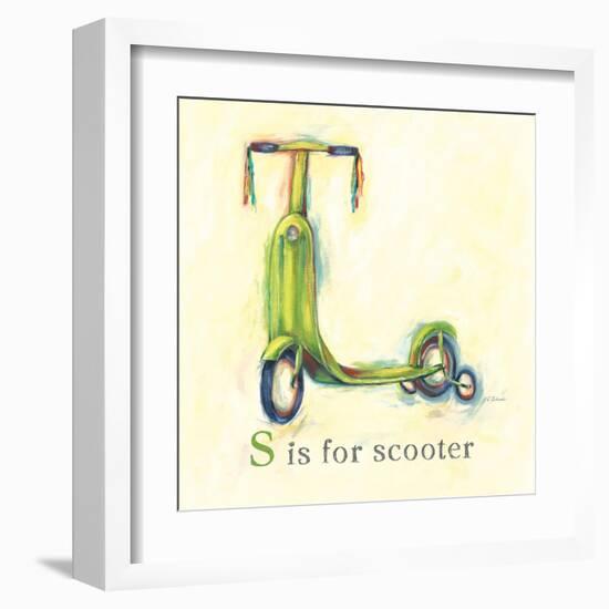 S is for Scooter-Catherine Richards-Framed Art Print