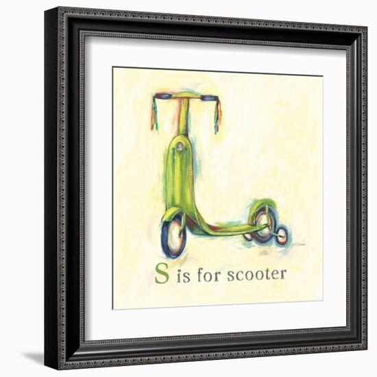 S is for Scooter-Catherine Richards-Framed Art Print