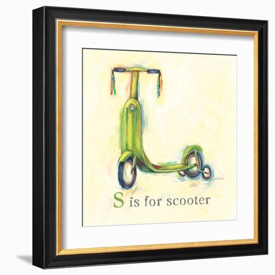 S is for Scooter-Catherine Richards-Framed Art Print