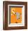 S is for Seal (orange)-Theodor (Dr. Seuss) Geisel-Framed Art Print