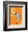 S is for Seal (orange)-Theodor (Dr. Seuss) Geisel-Framed Art Print