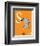 S is for Seal (orange)-Theodor (Dr. Seuss) Geisel-Framed Art Print