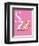 S is for Sheep (pink)-Theodor (Dr. Seuss) Geisel-Framed Art Print